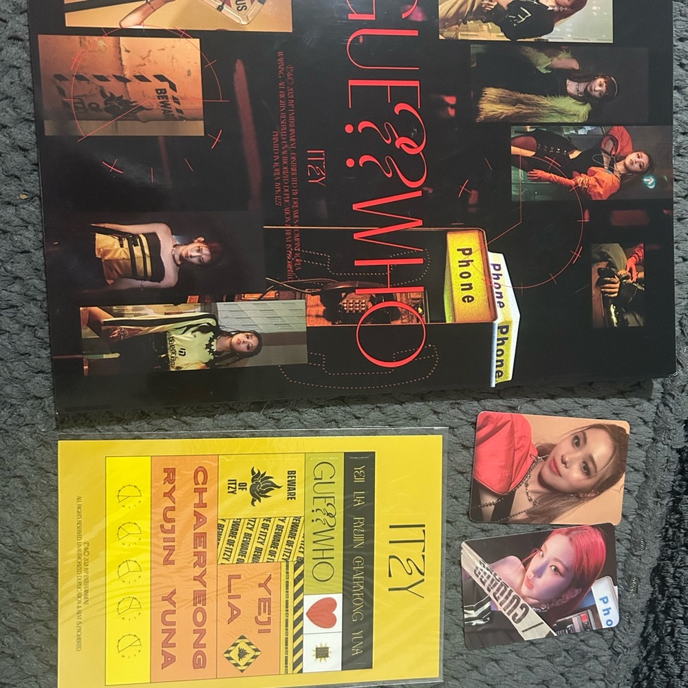 GUESS WHO Album - Black and Yellow